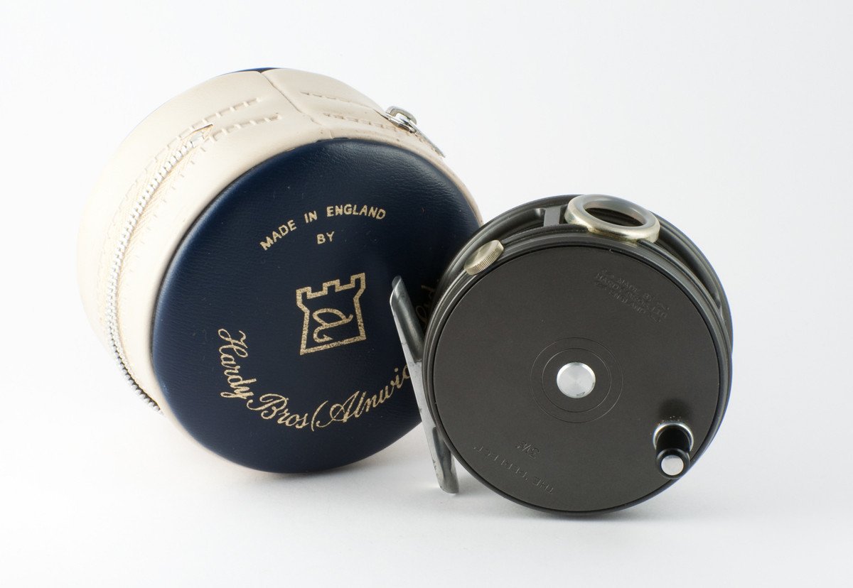 1950 fishing reel Hardy Perfect 3 1/8" Fly Reel - 1950s