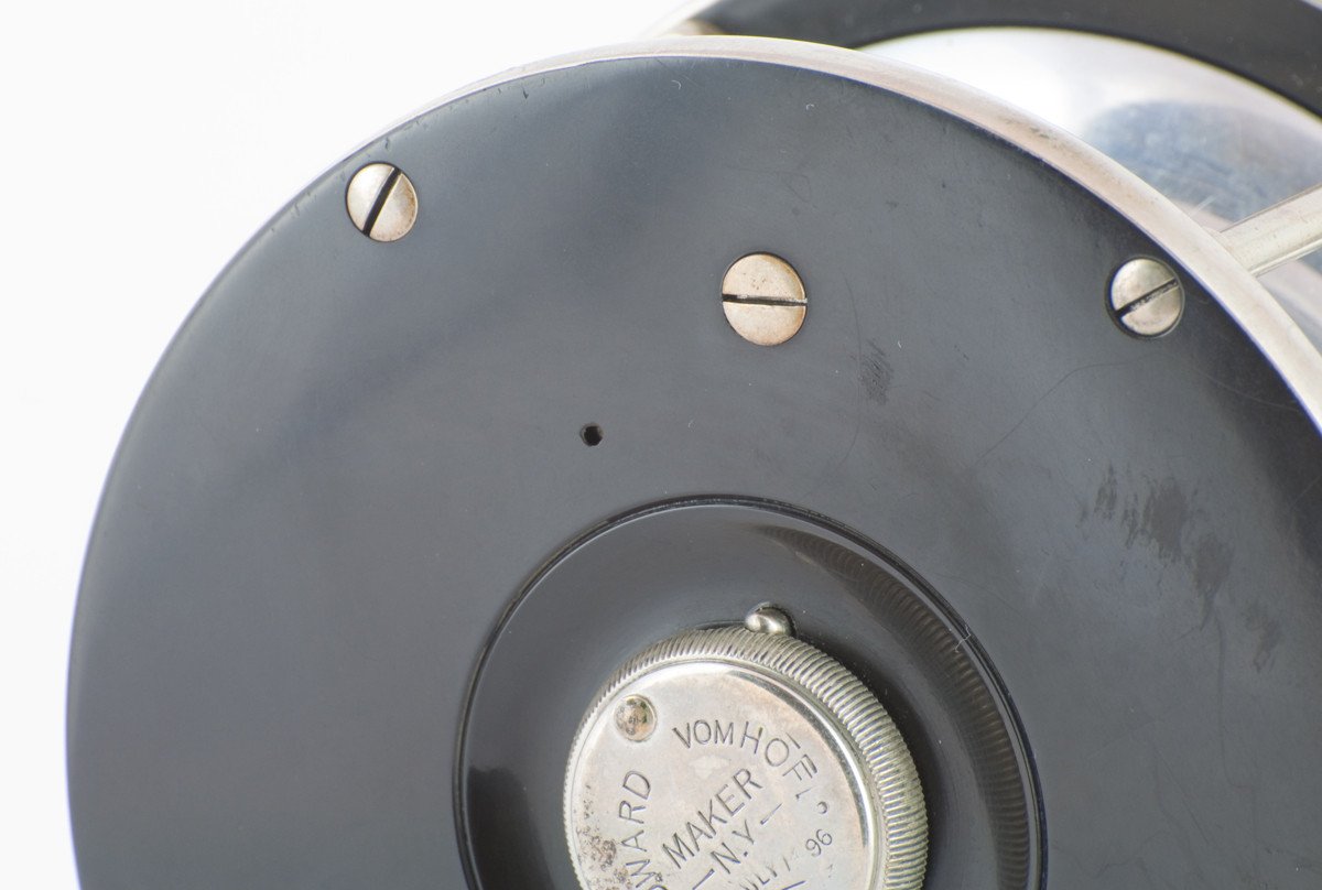 Edward Vom Hofe Model 423 Restigouche 6/0 Fly Reel with Leather Case - LHW