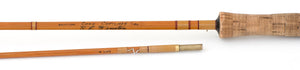 R.L. Winston Bamboo Rod SF-Era 8'9" 2/1 #7 - maker signature and rod markings