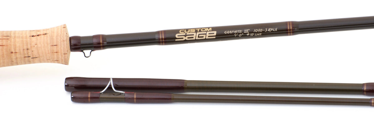 Anderson Custom Rods/Sage RPLX 9' 10wt Graphite Rod - Spinoza Rod