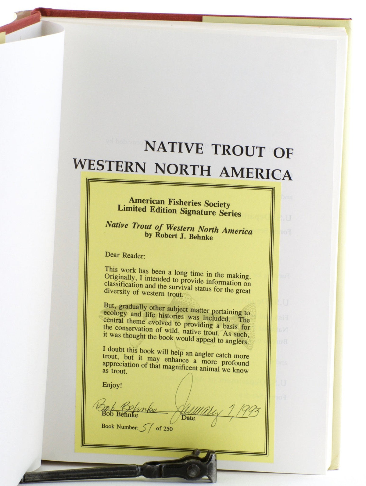Behnke, Robert J. - Native Trout of Western North America 