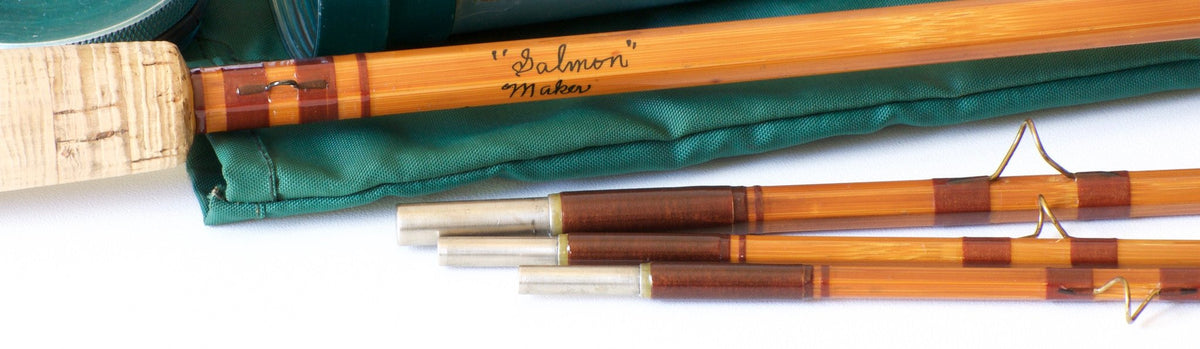 Needham, Omar H. -- "Salmon" Bamboo Rod 9'3" 3/2 8wt 