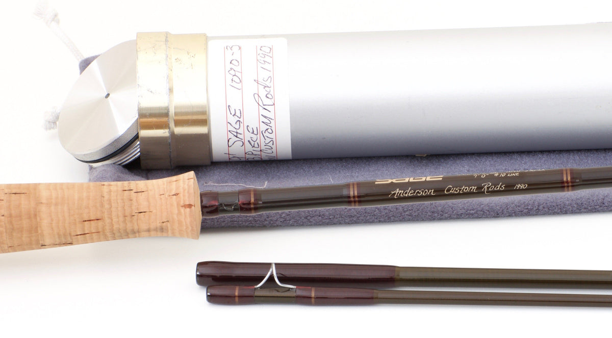 Anderson Custom Rods/Sage RPLX 9' 10wt Graphite Rod