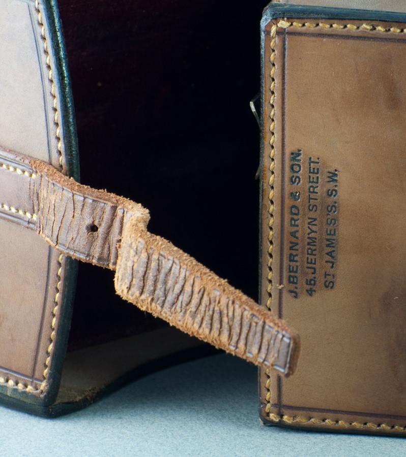 David Slater 4 1/4" Brass/Ebonite Fly Reel - J. Bernard and Son