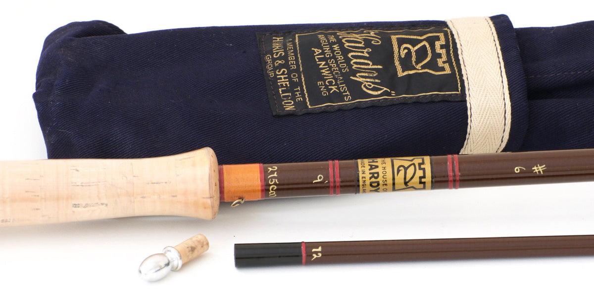 Hardy Bros. Fibalite 9' 6wt Fiberglass Fly Rod - handle grip detail