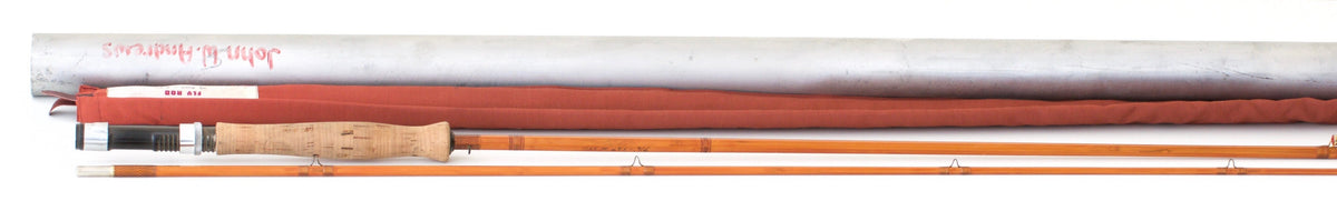 R.L. Winston Steelhead Bamboo Rod - Lew Stoner 9'6" 2/1 5 1/2 oz - rod sections with guides and wraps
