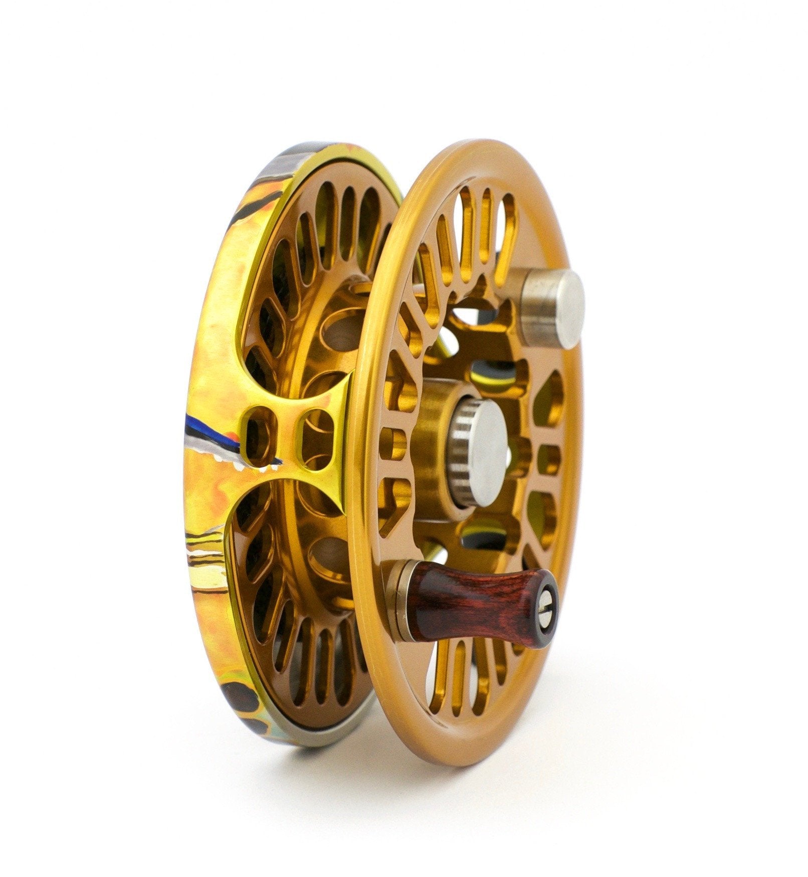 abel super series 5 6 fly reel featuring deyoung art Abel Super 5N DeYoung Fly Reel