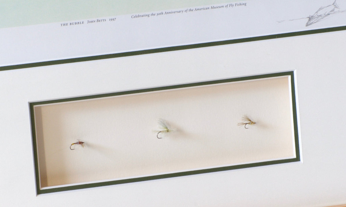 Betts, John - A Collection of Books, Flies, Framed Flies, etc. 