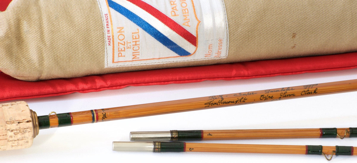 Pezon et Michel Super Parabolic PPP, "Featherweight" Type Glenn Clark Bamboo Rod 6'3 5wt