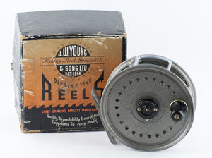 JW Young Beaudex 4" fly reel with box 