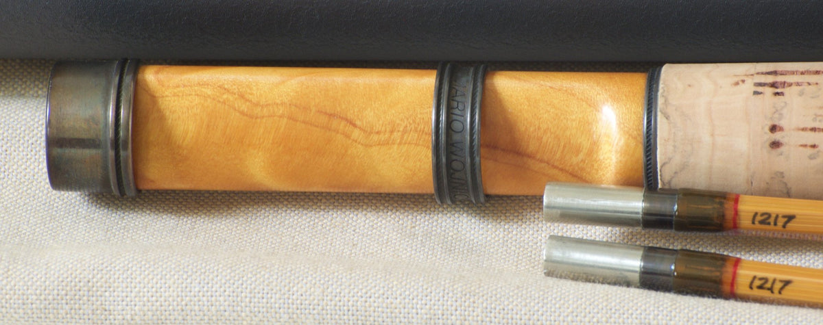 Mario Wojnicki / Scott Rod Co. 7' 2/2 #3 HB Hex Bamboo Rod - detail view