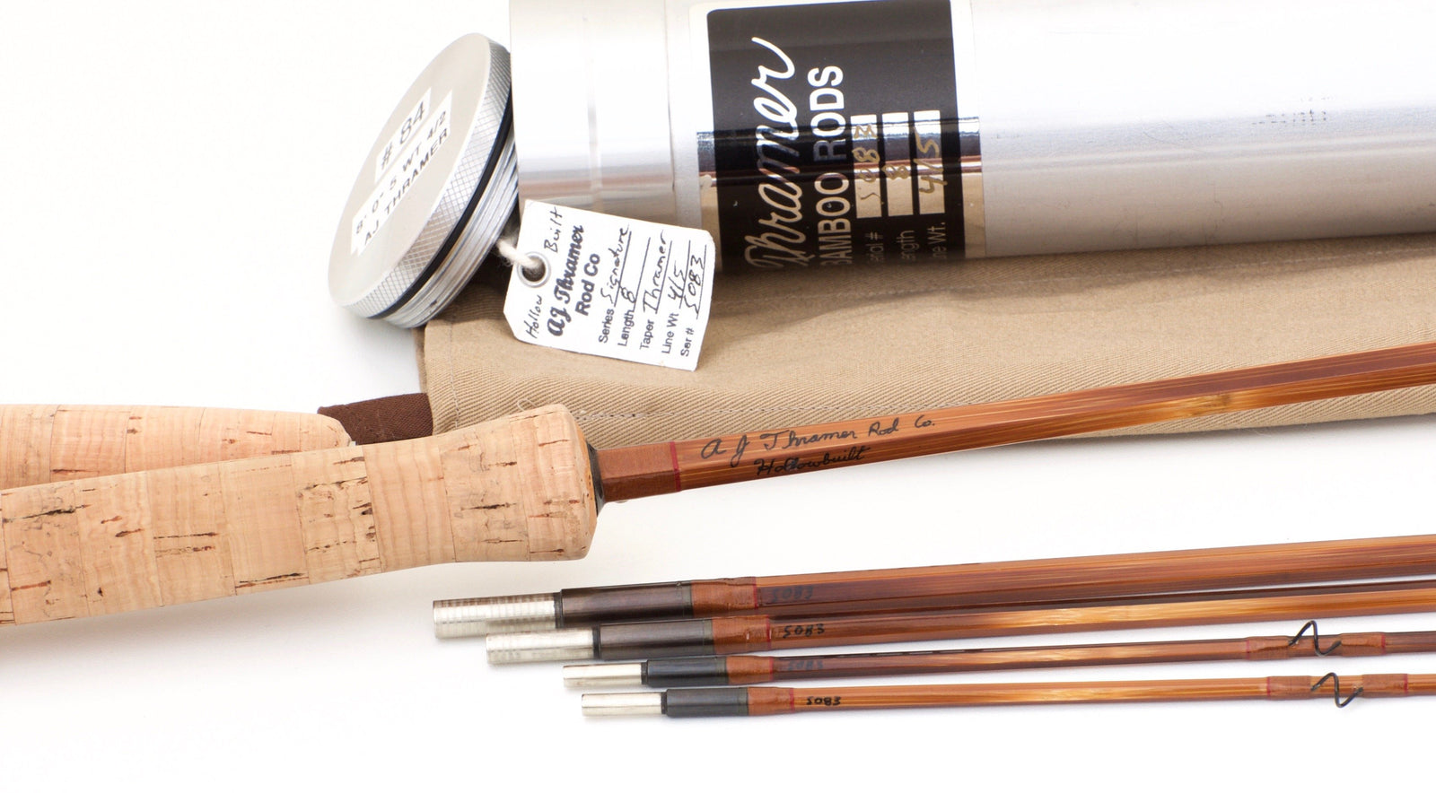 Thramer, A.J. - Signature Hollow Series Combo Bamboo Rod -- 8'4 4-5wt / 6'9 3-4wt 