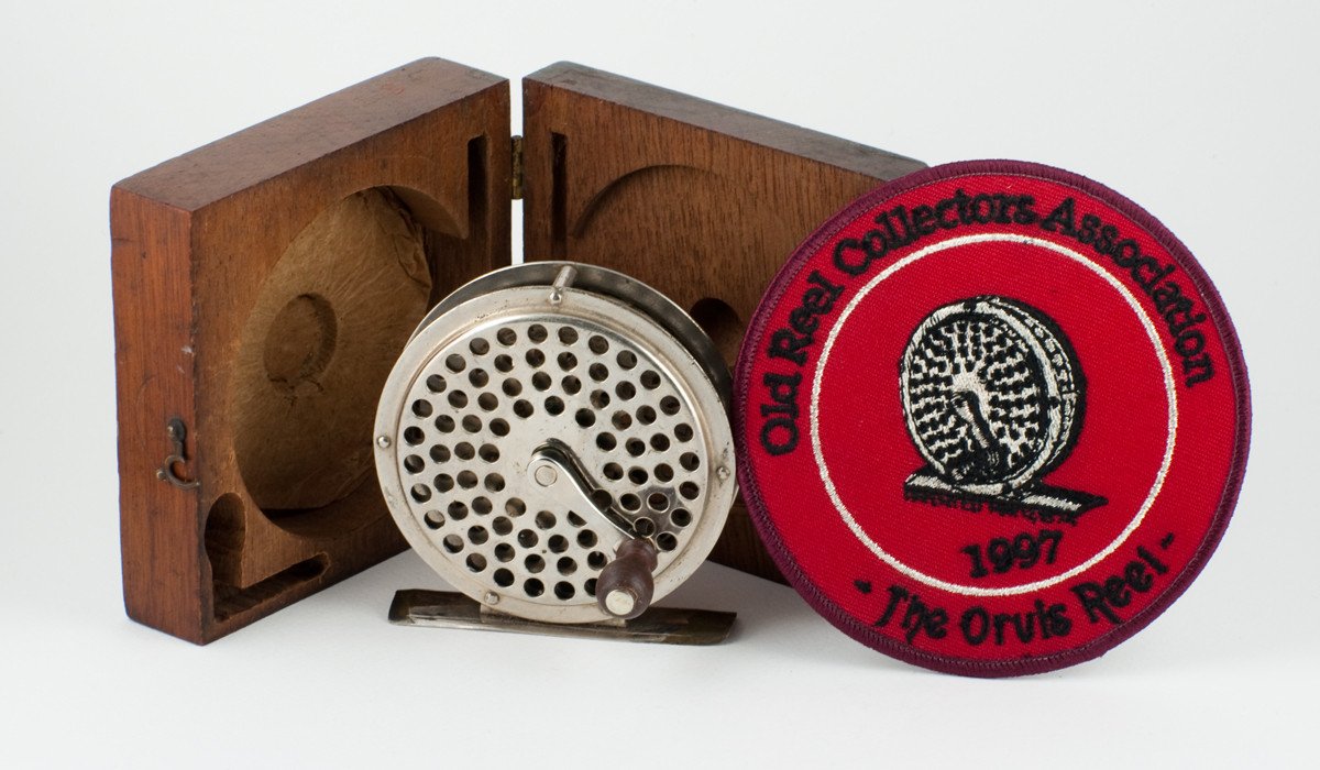 antique orvis fly reels Orvis 1874 Fly Reel with Walnut Box