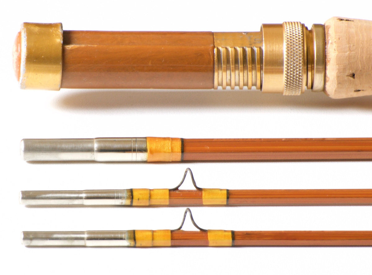 Phillipson Powr Pakt Bamboo Rod 8'6 3/2 5wt - ferrules and tip tops detail