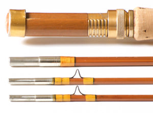 Phillipson Powr Pakt Bamboo Rod 8'6 3/2 5wt - ferrules and tip tops detail