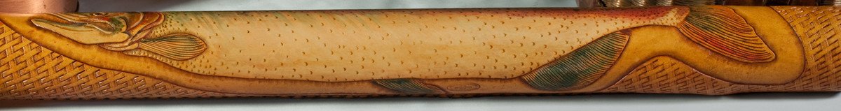 Annie Margarita Leather Rod Case - Pink Salmon 