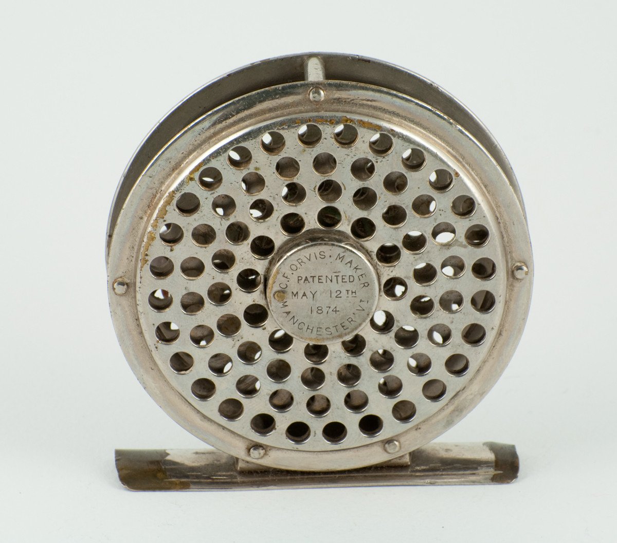 Orvis 1874 Fly Reel with Walnut Box