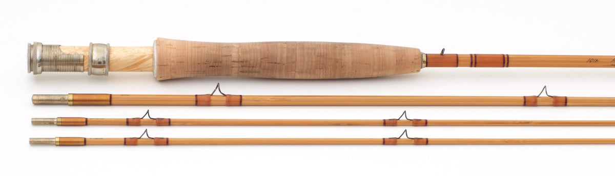 R.L. Winston Bamboo Rod 7'6" 3/2 #4 - maker signature and rod markings