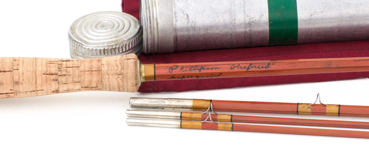 Phillipson Preferred 8' 3/2 5wt Bamboo Rod - handle grip and reel seat detail