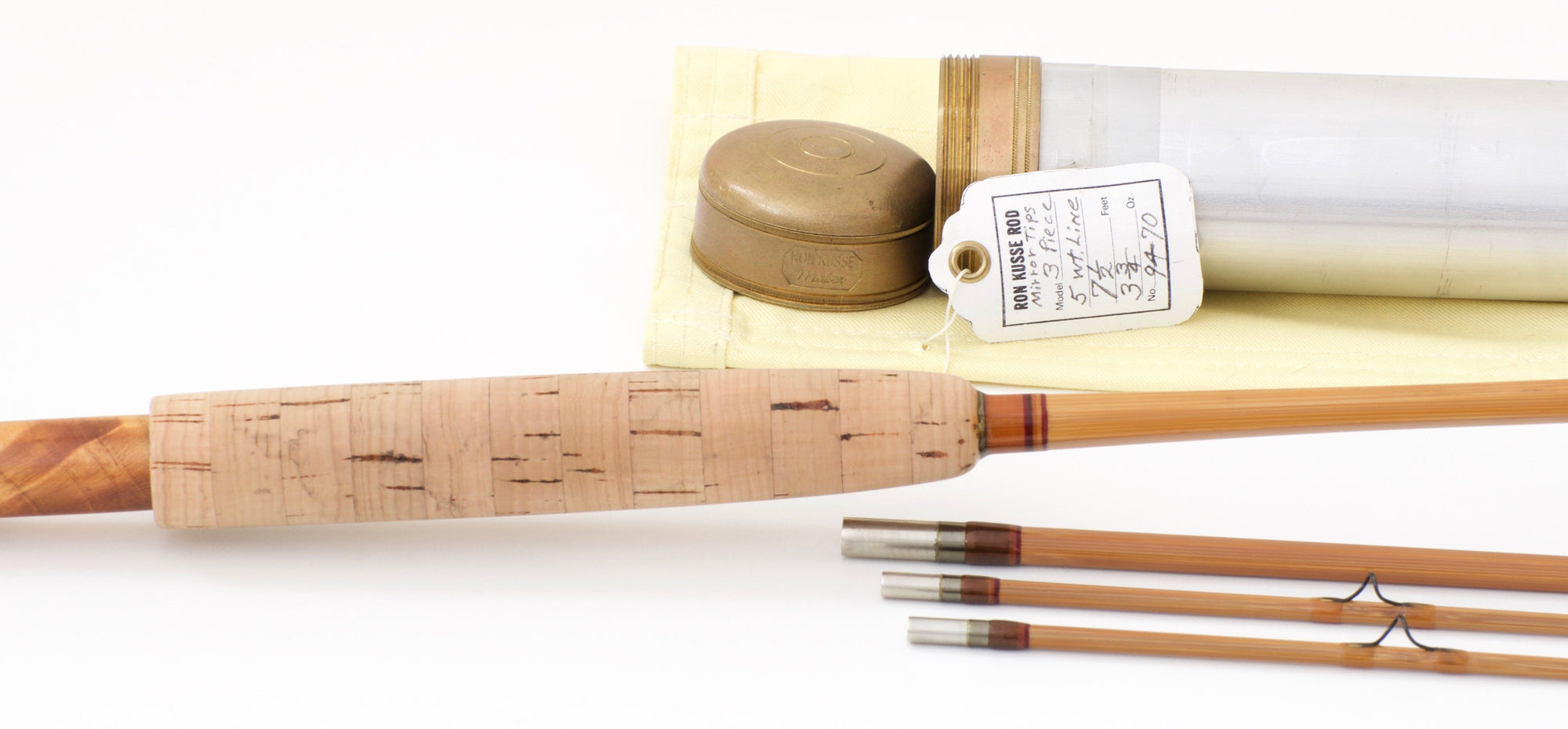 Kusse, Ron - 7'6 3/2 5wt Bamboo Rod 