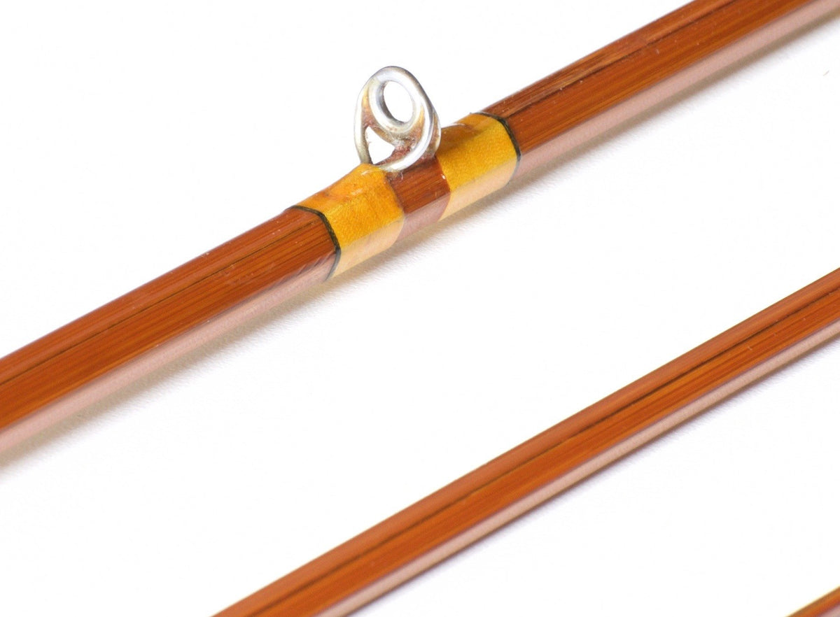 Phillipson Powr Pakt Bamboo Rod 8'6 3/2 5wt - rod sections with guides and wraps