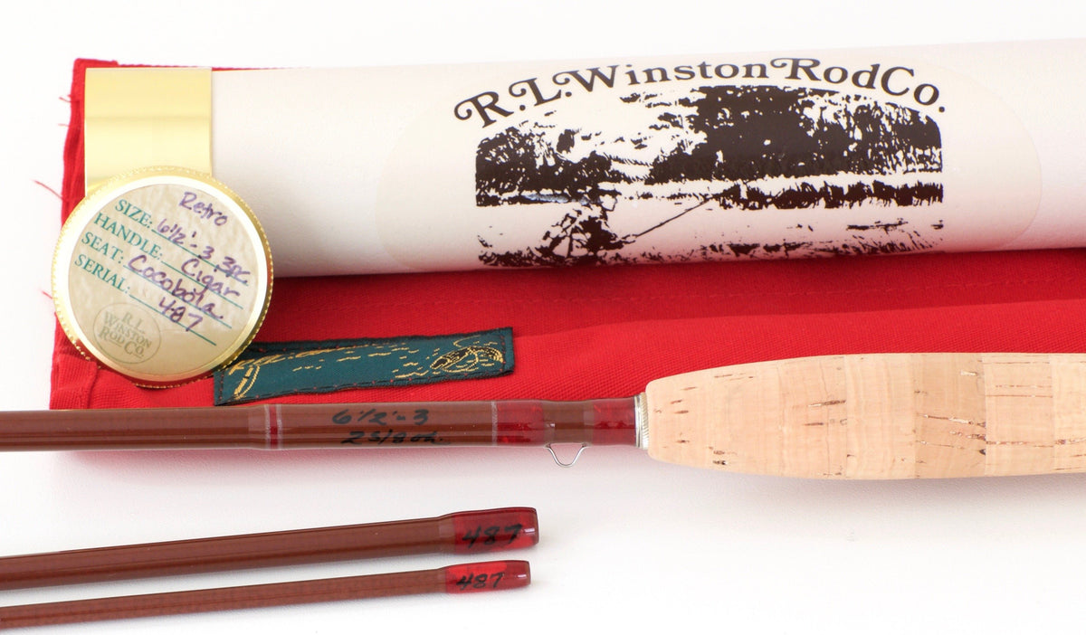 Winston, R.L. -- Retro Fiberglass 6'6 3wt Fly Rod 