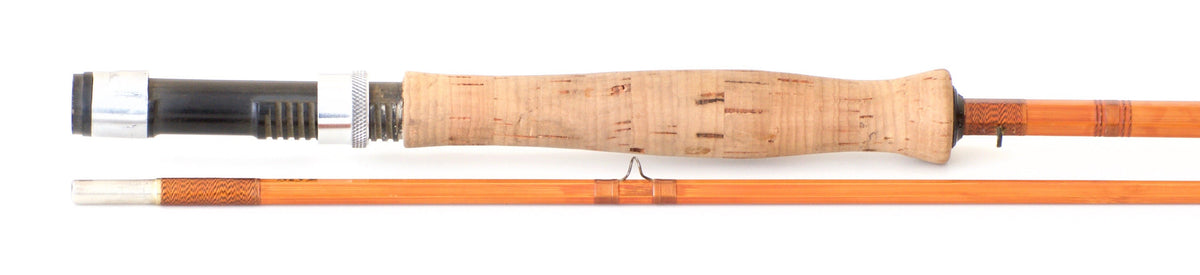 R.L. Winston Steelhead Bamboo Rod - Lew Stoner 9'6" 2/1 5 1/2 oz - maker signature and rod markings