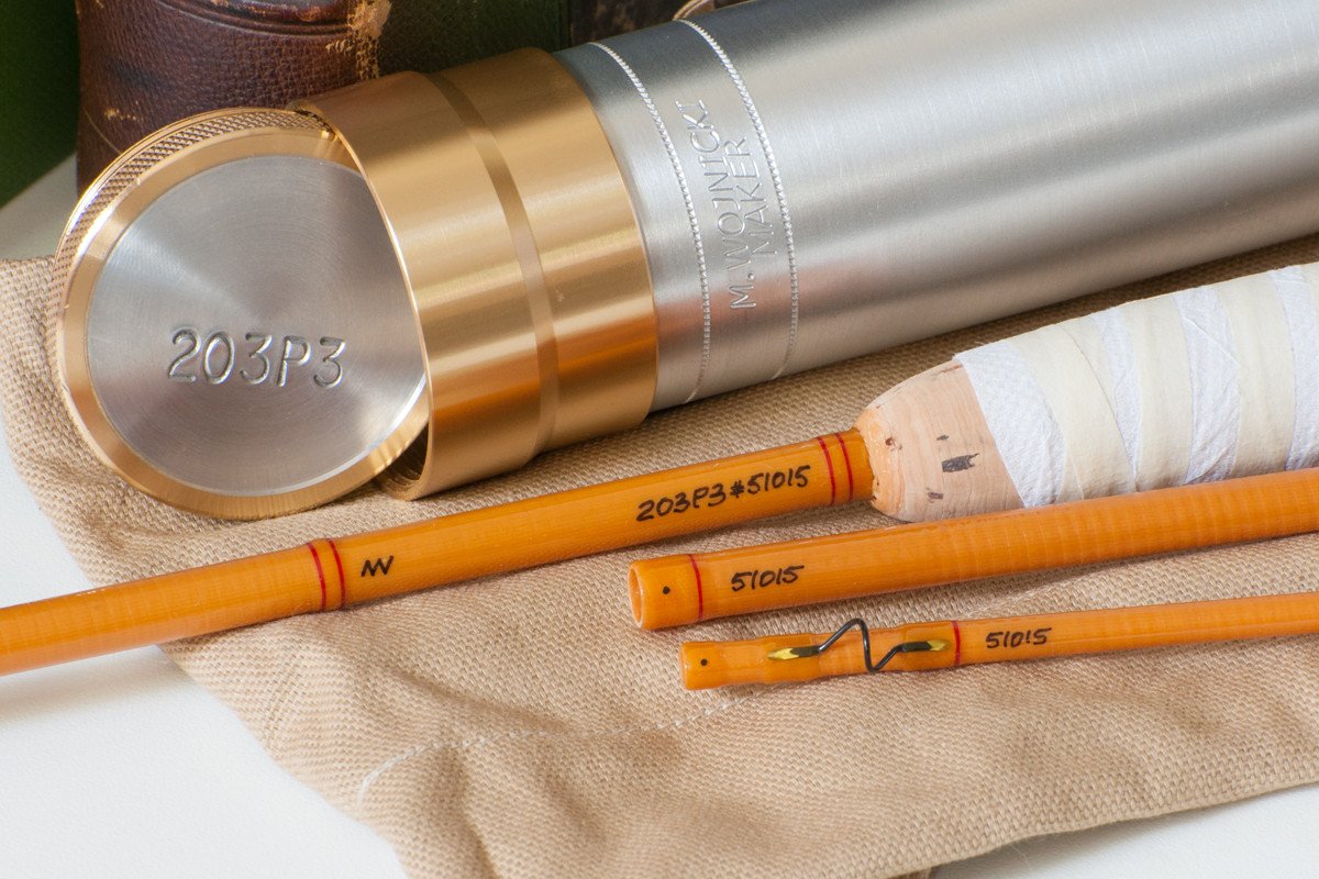 Wojnicki, Mario -- 6'8 3wt 3 piece fiberglass rod 