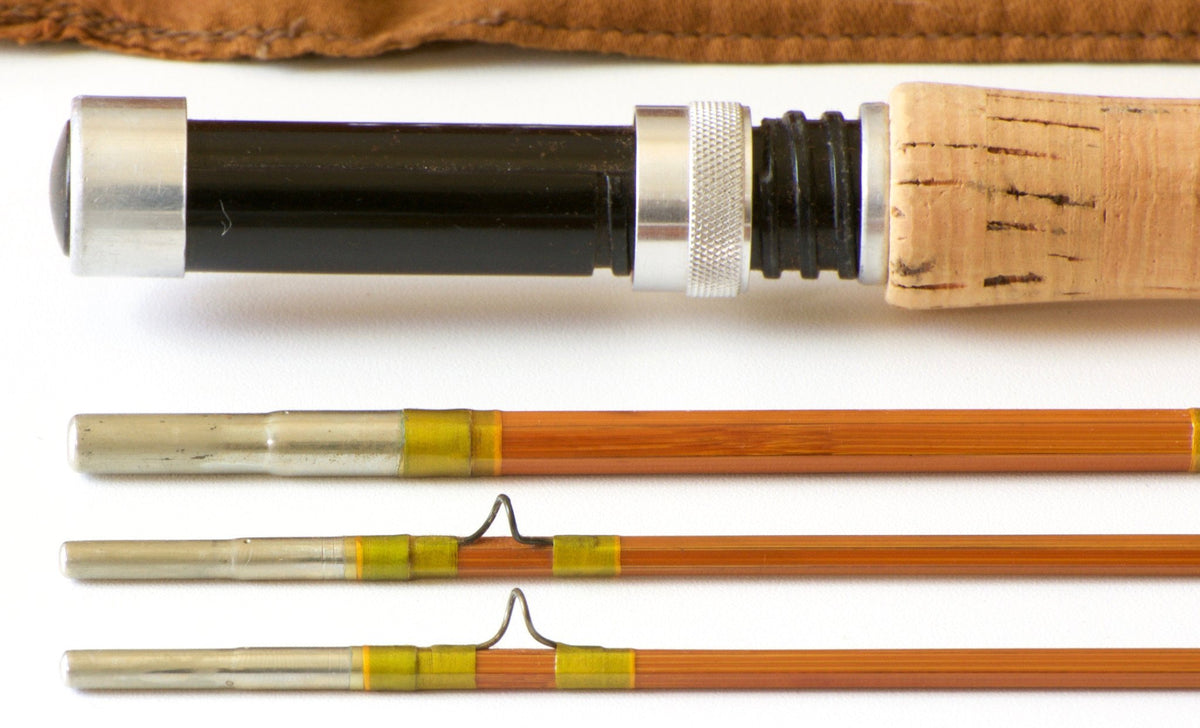 Phillipson Pacemaker Bamboo Rod 8'6 3/2 6wt - ferrules and tip tops detail