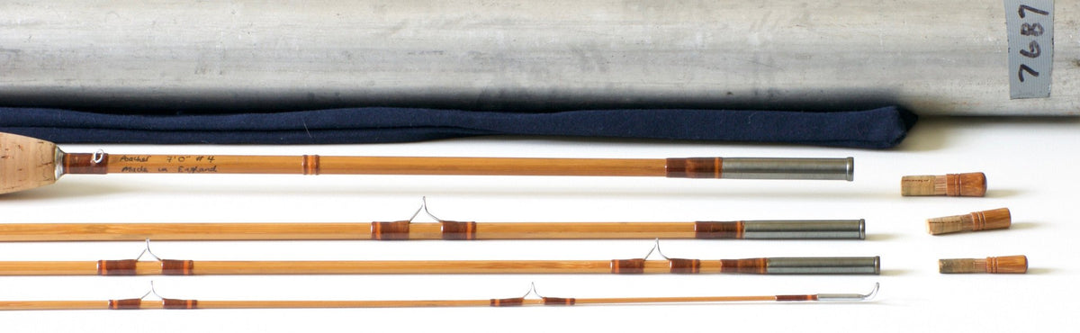 Partridge of Redditch "Poacher" 7' 4wt Bamboo Rod 