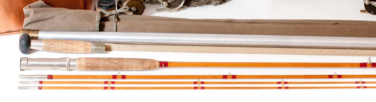 Leonard, HL - Pre-Fire Salmon Bamboo Rod 10'6" 3/2 