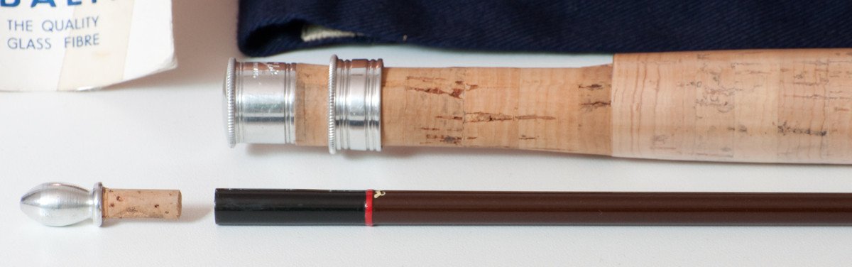 Hardy Bros. Fibalite Perfection Fiberglass Rod 7'8 2/1 5wt