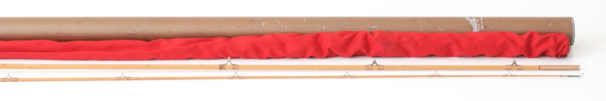 R.L. Winston Bamboo Rod SF era 8' 2/1 #5 - rod sections with guides and wraps