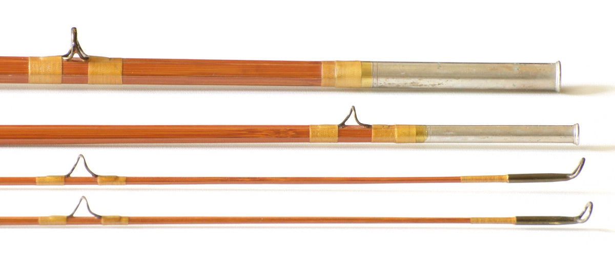 Phillipson Paragon Bamboo Rod 8'6 3/2 6wt - rod sections with wraps