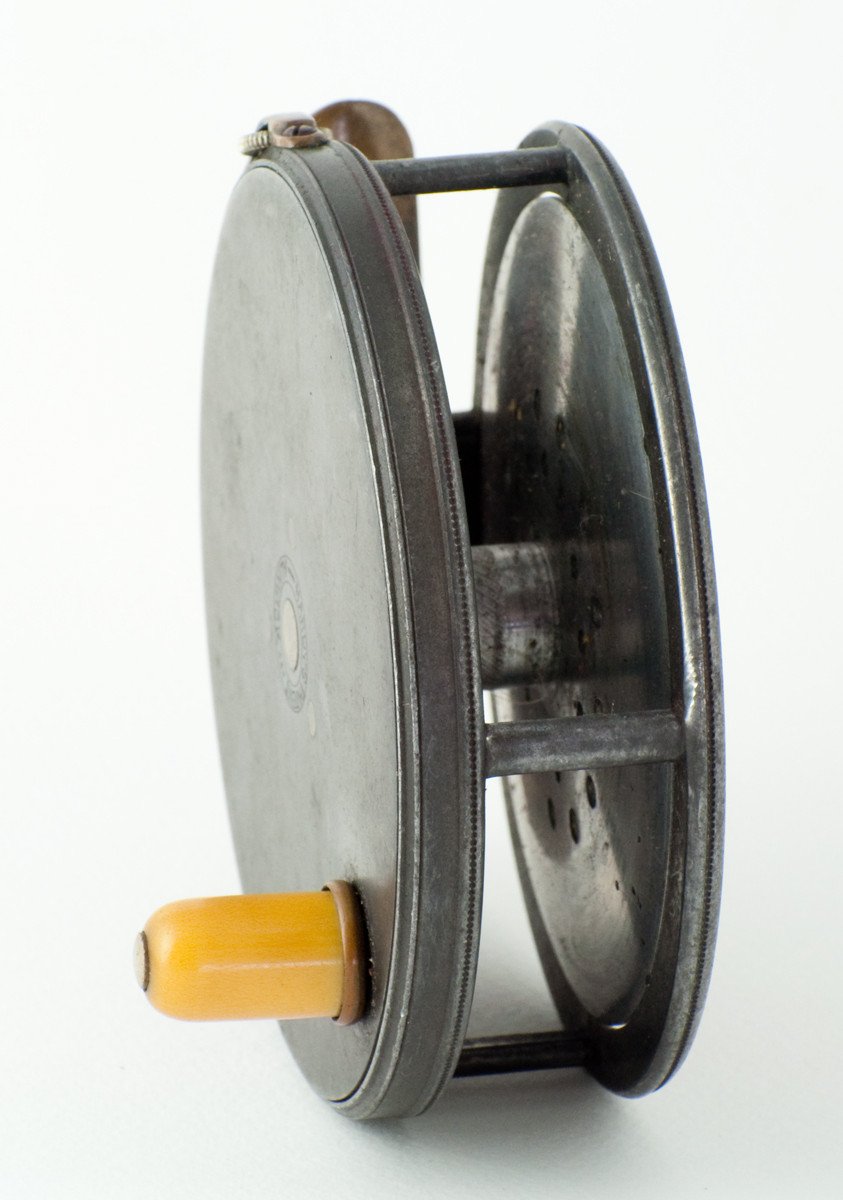 Hardy Perfect 3 7/8" 1906 Check with Hardy leather case