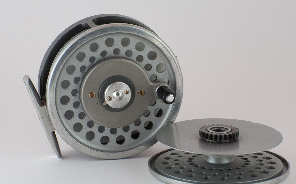 Hardy Marquis Multiplier 8/9 Fly Reel with spare spool