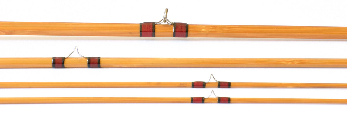Hardy Hollokona Salmon De-luxe 3/2 8'6' - #4 Bamboo Fly Rod - ferrule joints and connections