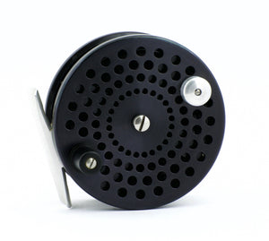 Bogdan Trout Fly Reel - All Black with Palming Rim Spool