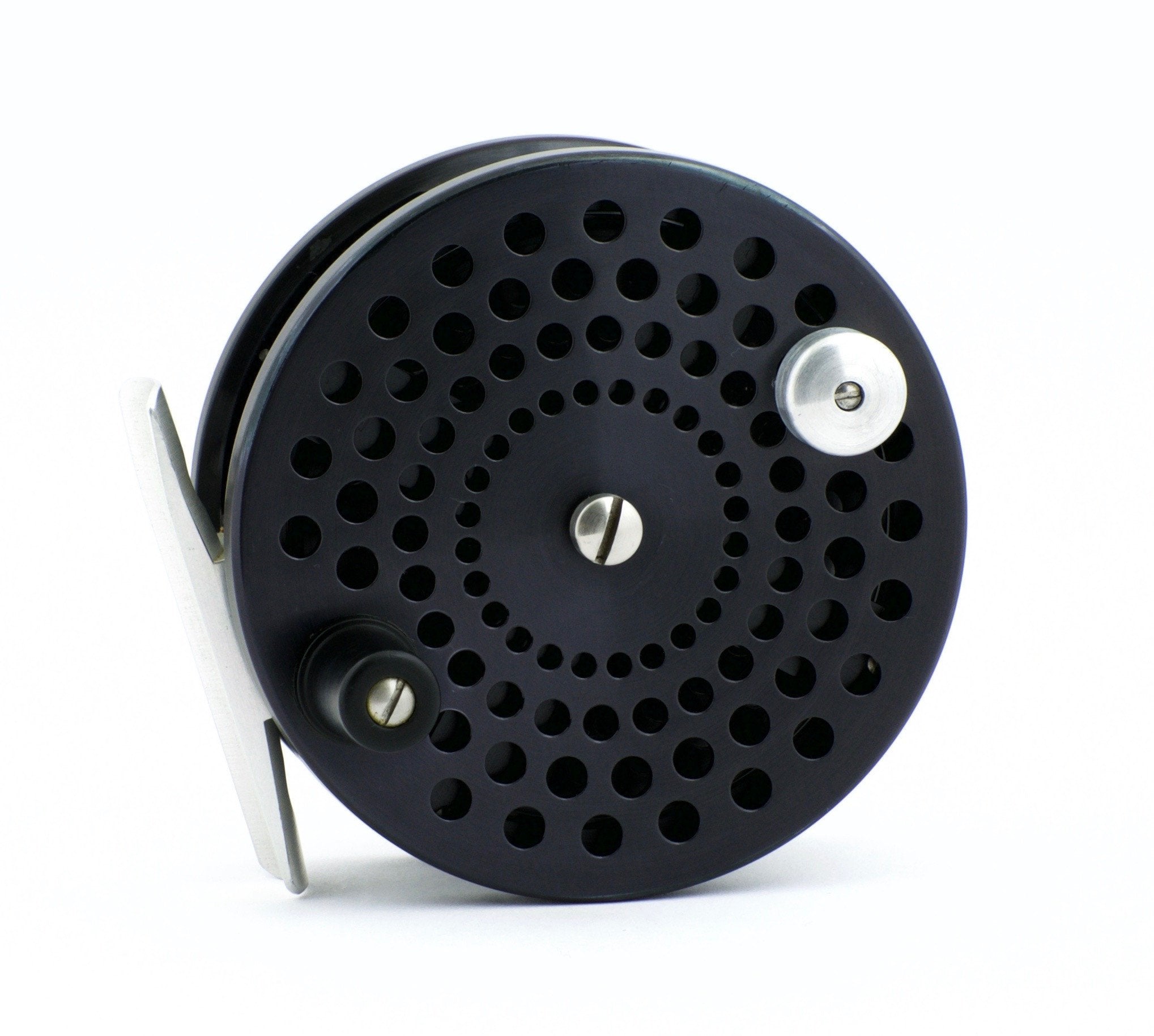 bogdan palm rim fly reel Bogdan Trout Fly Reel - All Black with Palming Rim Spool