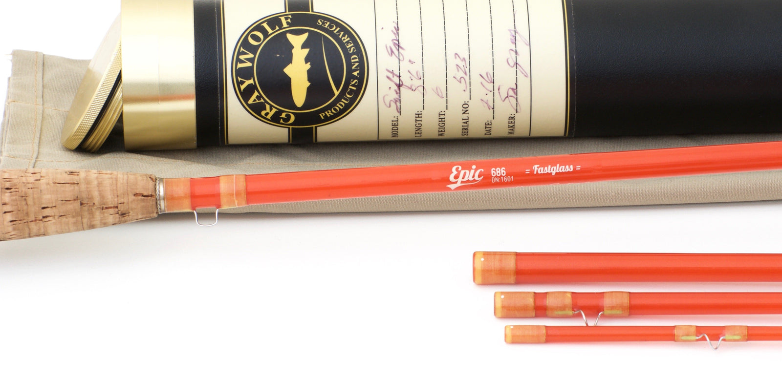 Graywolf Rods - Swift Epic Model 686 Fiberglass Rod 