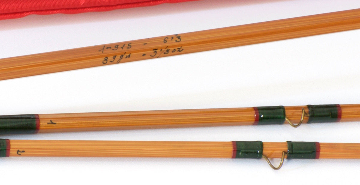Pezon et Michel Super Parabolic PPP, "Featherweight" Type Glenn Clark Bamboo Rod 6'3 5wt 