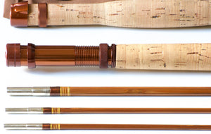 Phillipson Peerless Dry Fly Special Bamboo Rod 8'6" 3/2 6wt (2 rods in one!) 