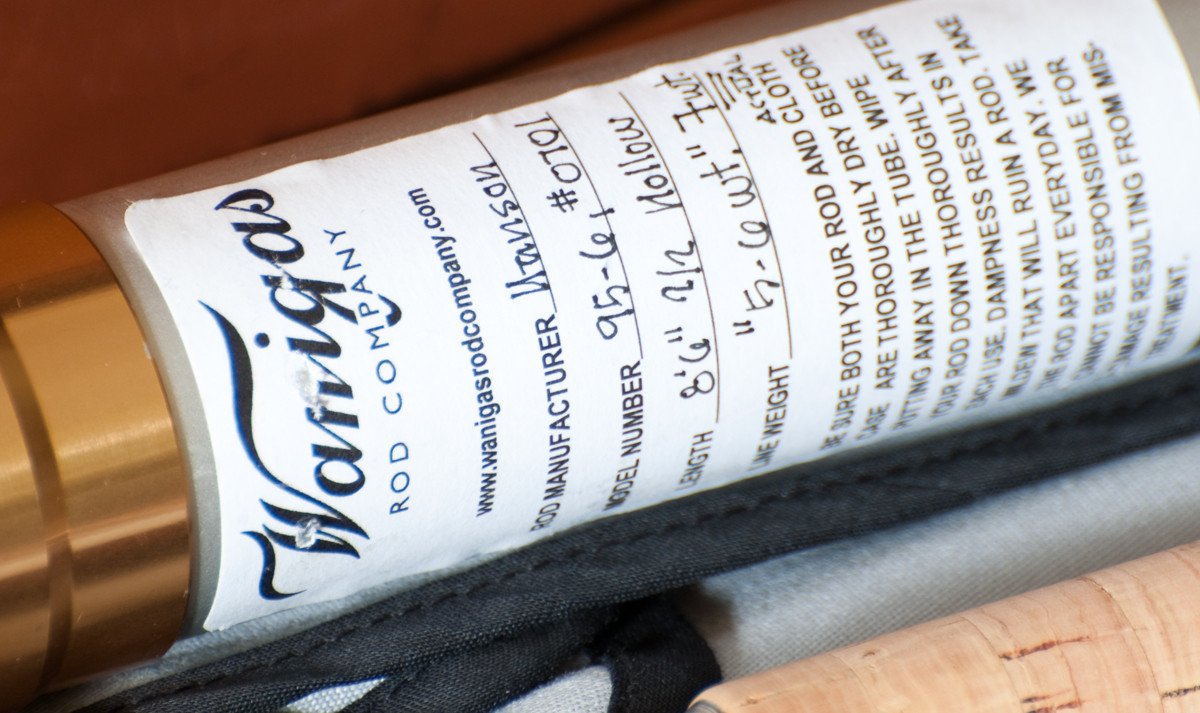 Hanson, Leon - 8'6 2/2 6-7wt Bamboo Rod