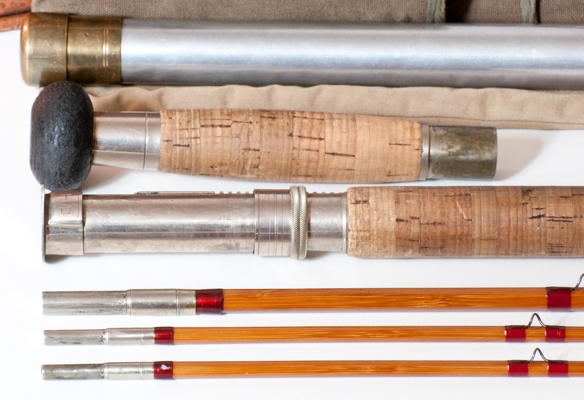 Leonard, HL - Pre-Fire Salmon Bamboo Rod 10'6" 3/2 