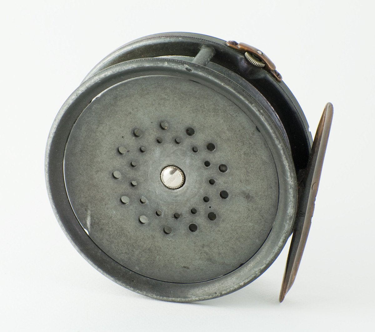 Hardy Perfect 3 7/8" 1906 Check with Hardy leather case 