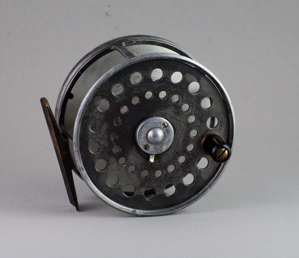 Dingley Fly Reel 3 1/2" - St. George style wide drum - RARE! 