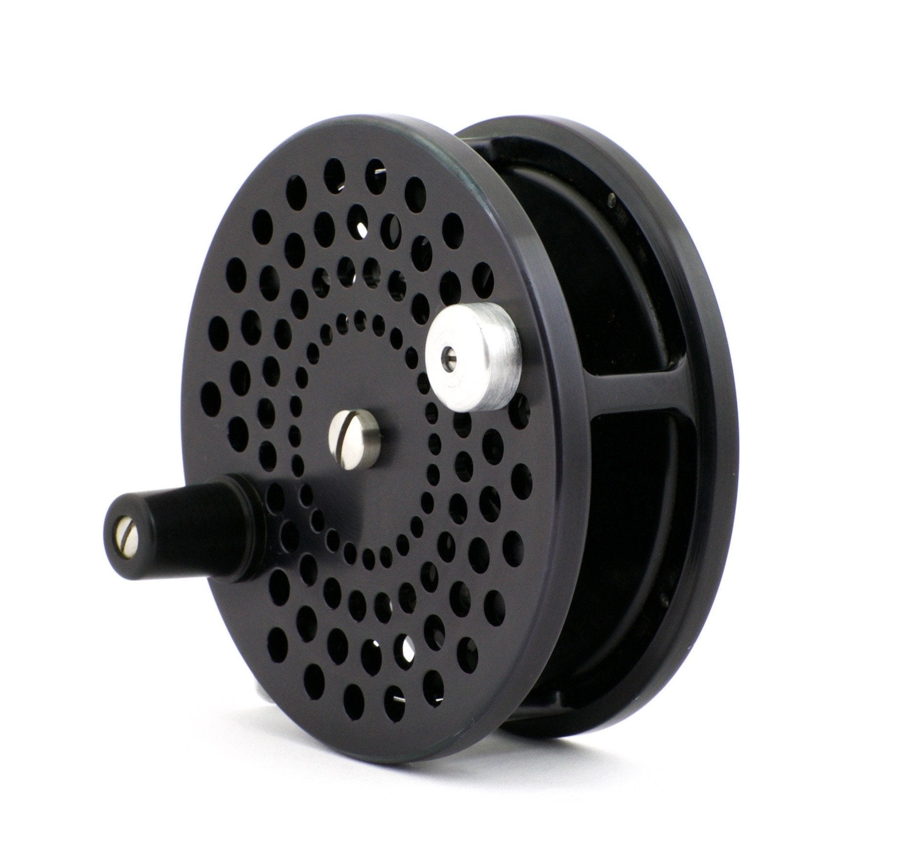 bogdan palm rim fly reel Bogdan Trout Fly Reel - All Black with Palming Rim Spool
