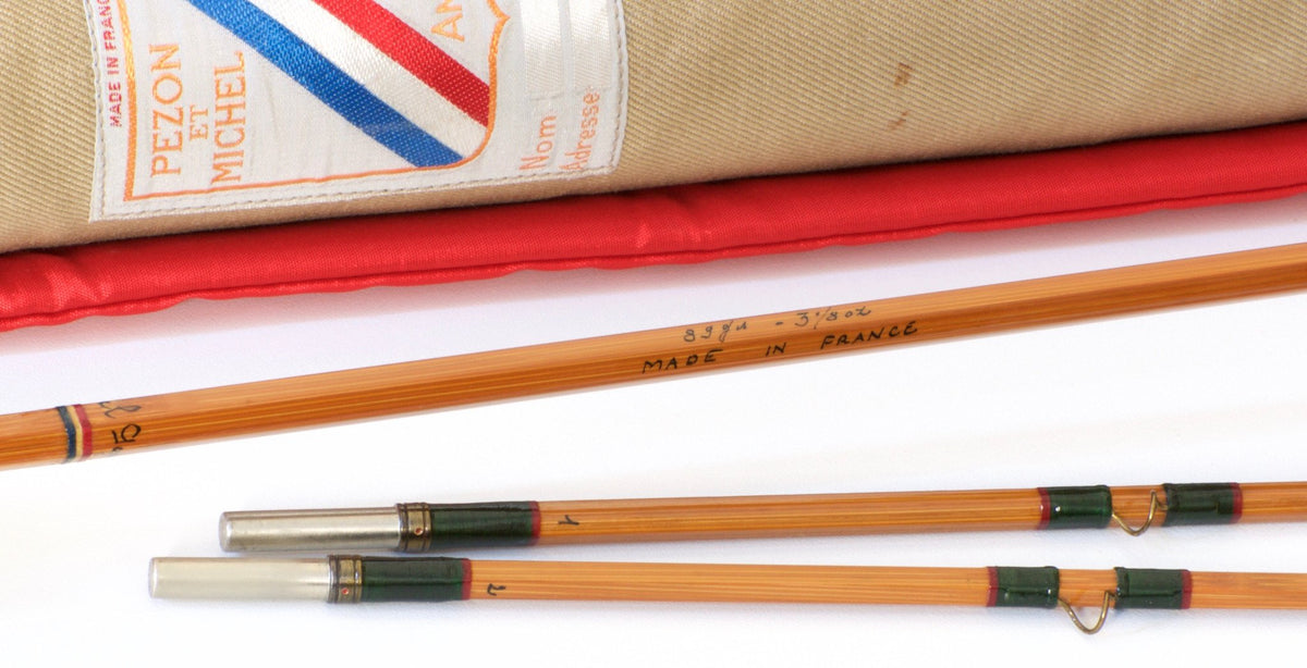 Pezon et Michel Super Parabolic PPP, "Featherweight" Type Glenn Clark Bamboo Rod 6'3 5wt 