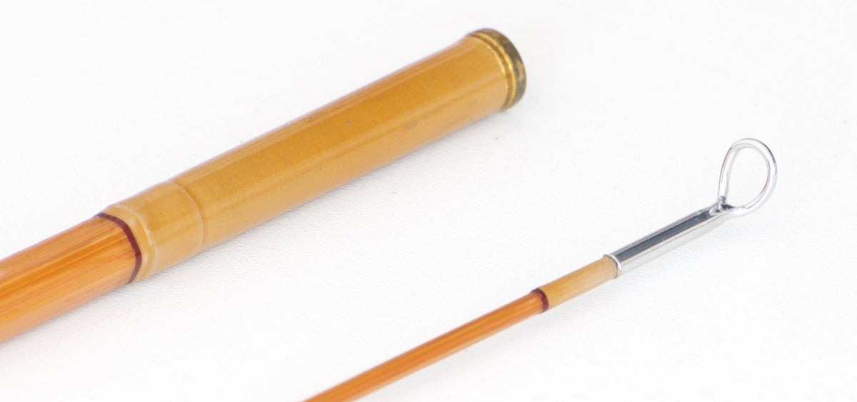 R.L. Winston Steelhead Bamboo Rod SF Era 9'3" 2/1 5 1/2 oz - rod sections with wraps