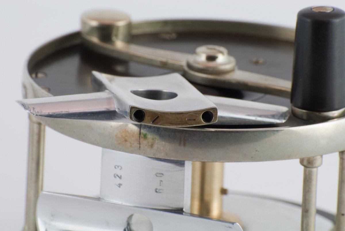 Edward Vom Hofe Model 423 Restigouche 6/0 Fly Reel with Leather Case - LHW